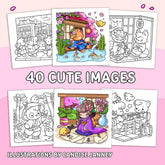 Cozy Japan: Cute Coloring Book for Adults and Teens By Jade Summer Simple Jade Summer